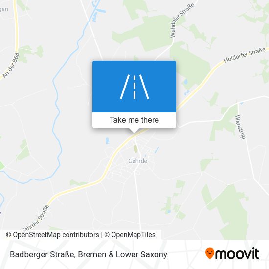 Badberger Straße map