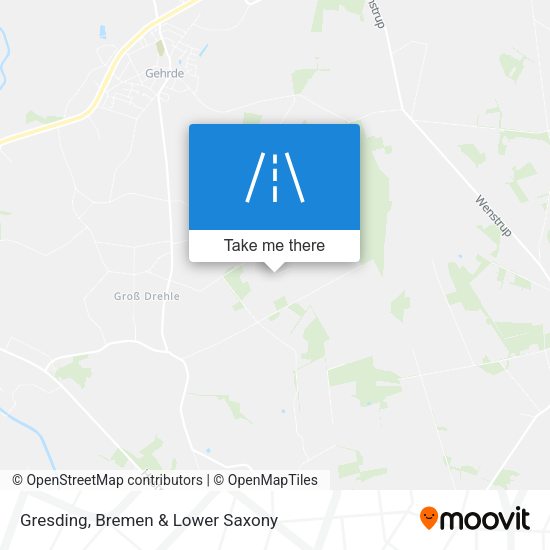 Gresding map