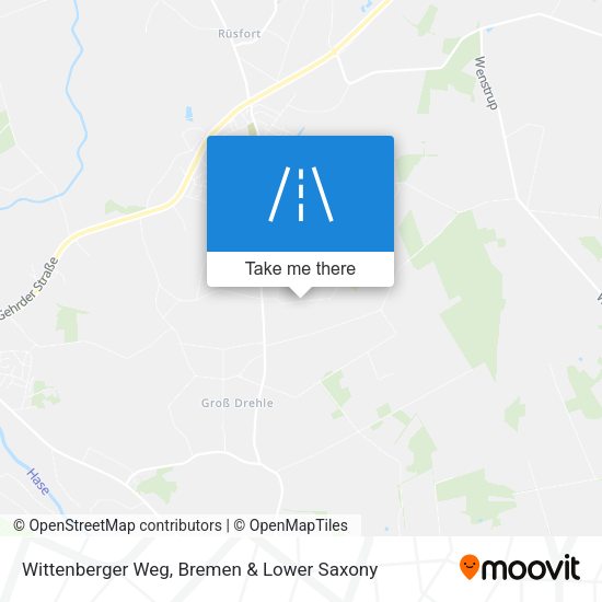 Wittenberger Weg map