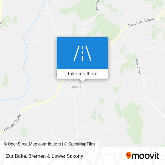 Zur Bäke map