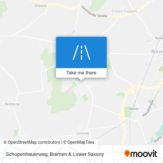 Schopenhauerweg map