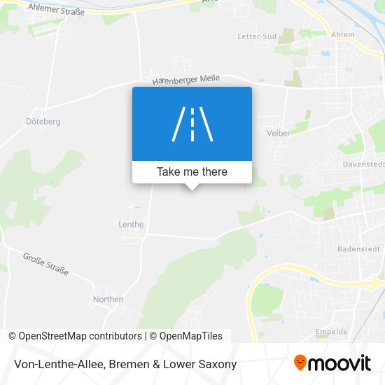 Von-Lenthe-Allee map