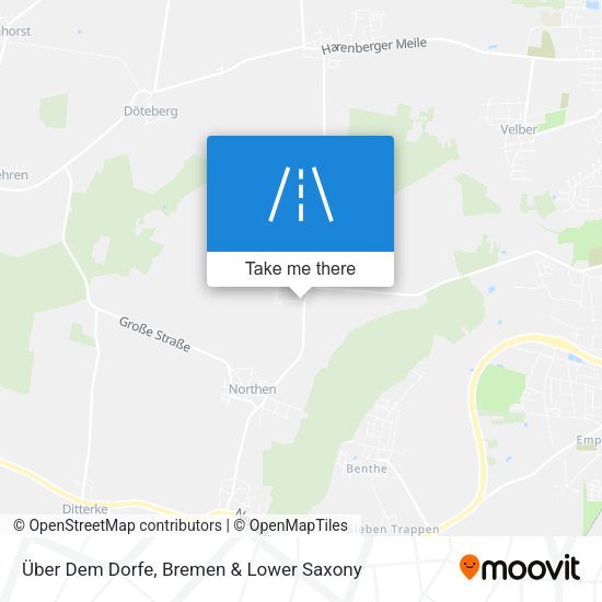 Über Dem Dorfe map