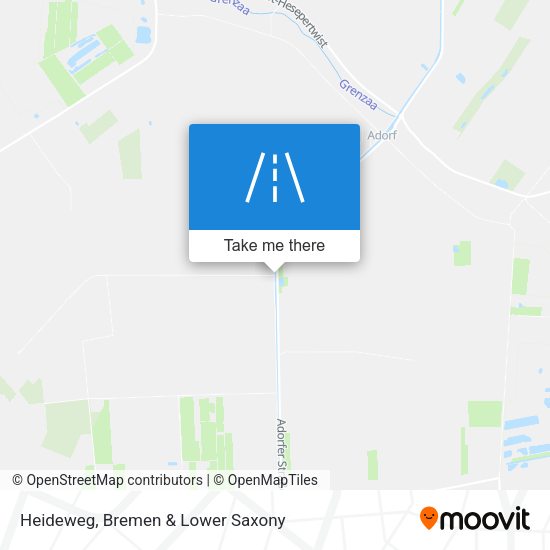 Heideweg map