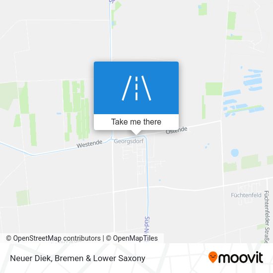 Neuer Diek map