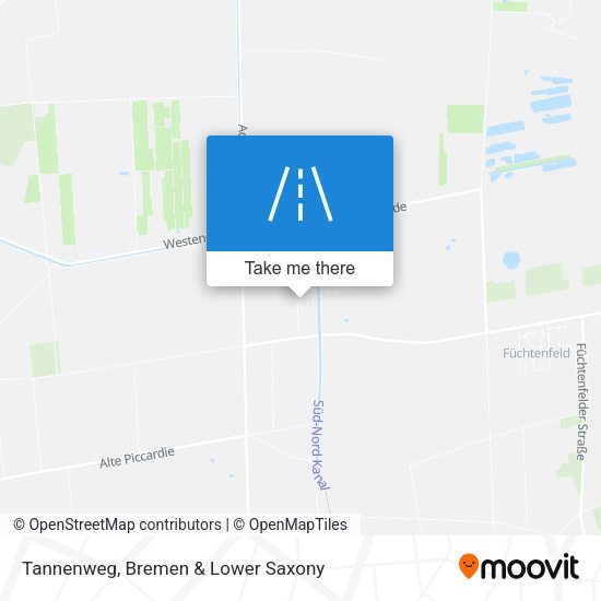 Tannenweg map
