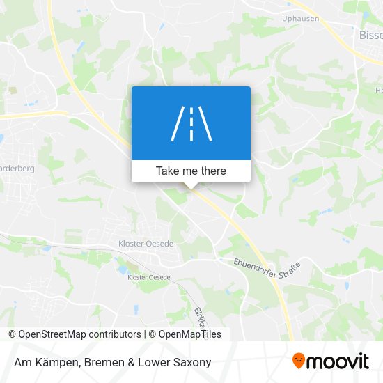 Am Kämpen map