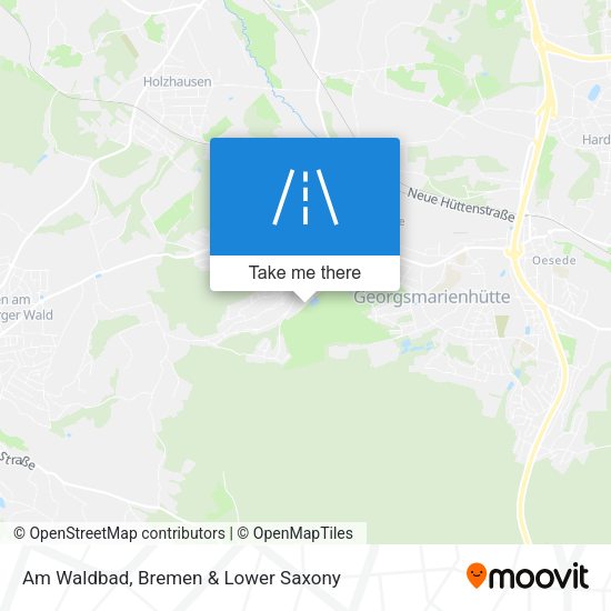 Am Waldbad map