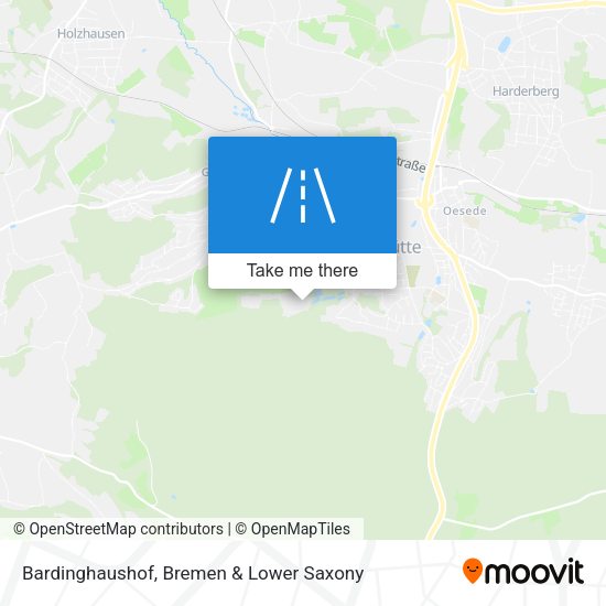 Bardinghaushof map