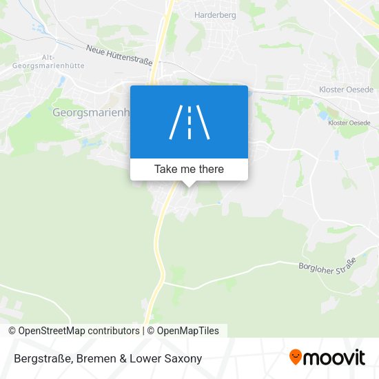 Bergstraße map