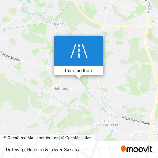 Düteweg map