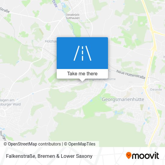 Falkenstraße map