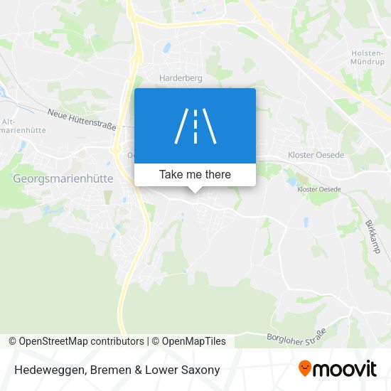 Hedeweggen map