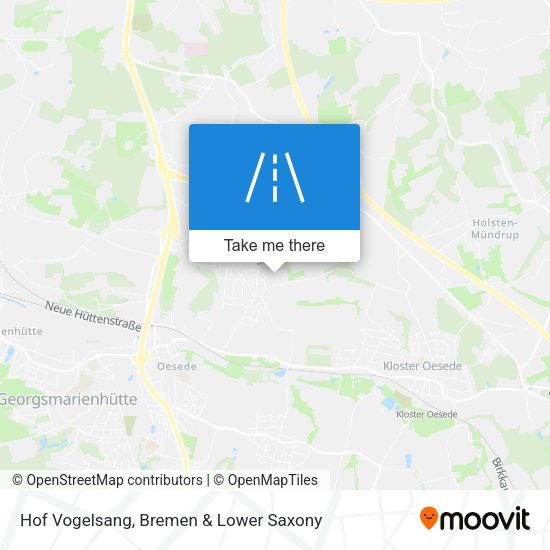 Hof Vogelsang map