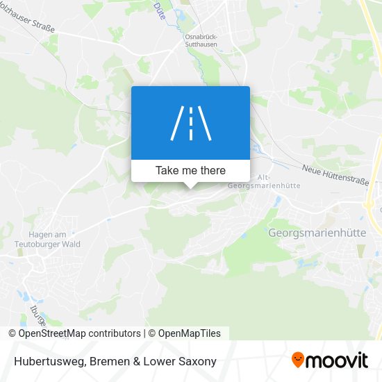 Hubertusweg map