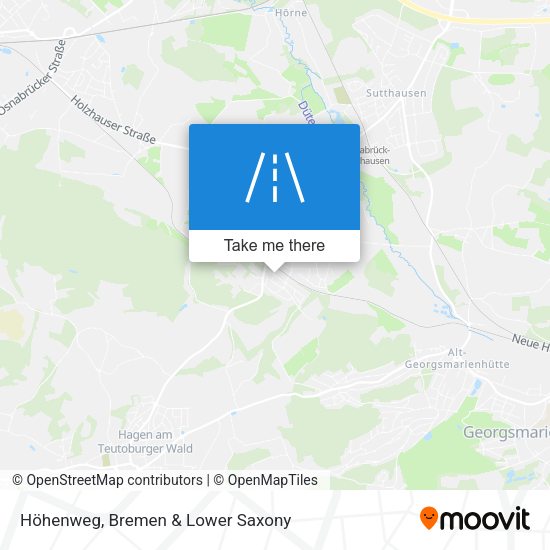 Höhenweg map