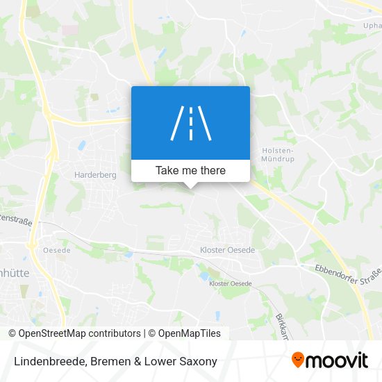 Lindenbreede map