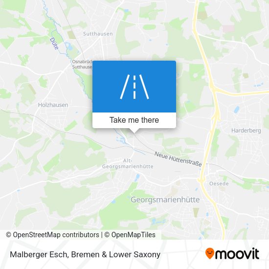 Malberger Esch map