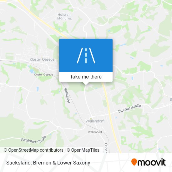 Sacksland map