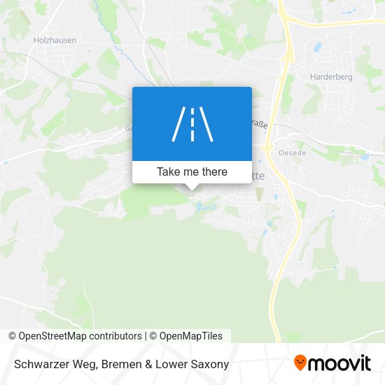 Schwarzer Weg map