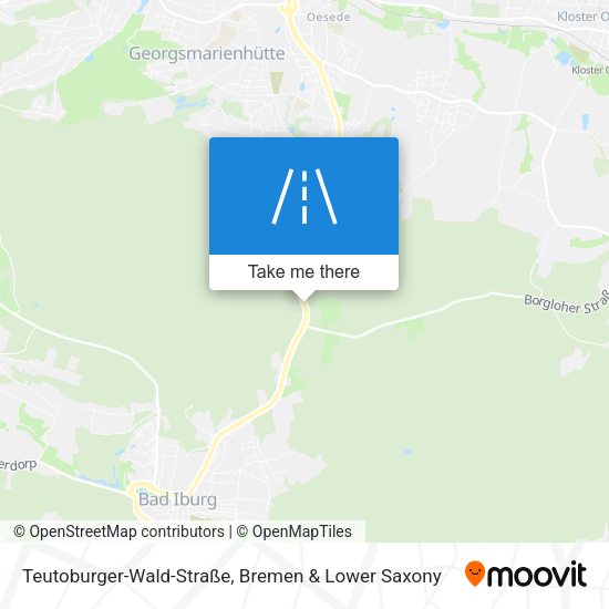 Teutoburger-Wald-Straße map