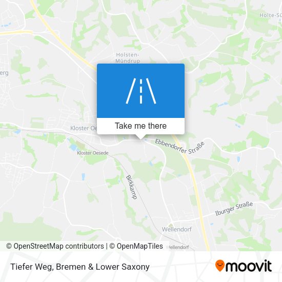 Tiefer Weg map