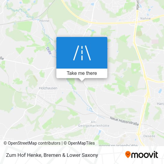 Zum Hof Henke map