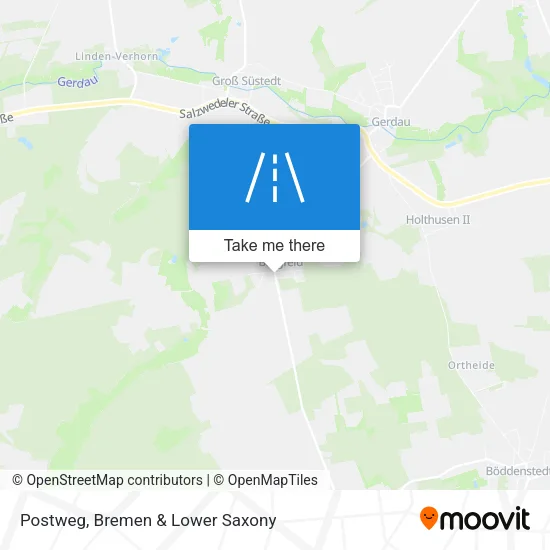 Карта Postweg
