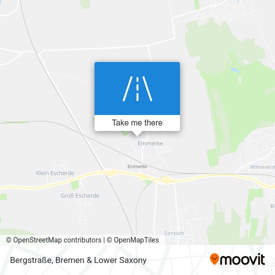 Bergstraße map