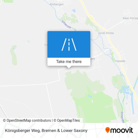 Königsberger Weg map