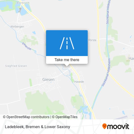 Ladebleek map