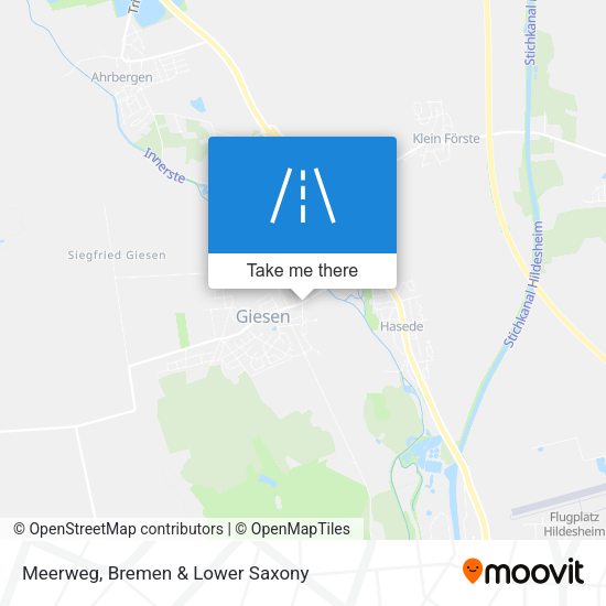 Meerweg map
