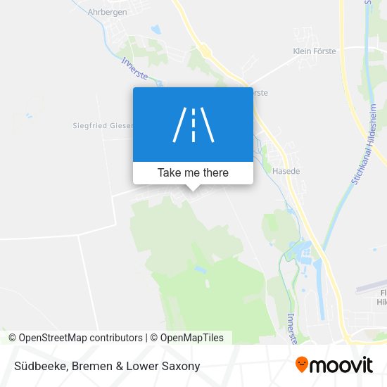 Südbeeke map
