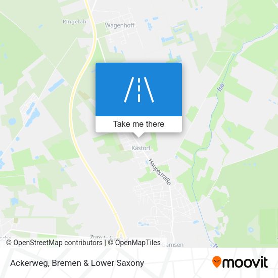 Ackerweg map