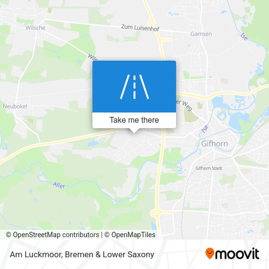 Am Luckmoor map