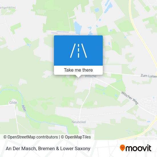 An Der Masch map