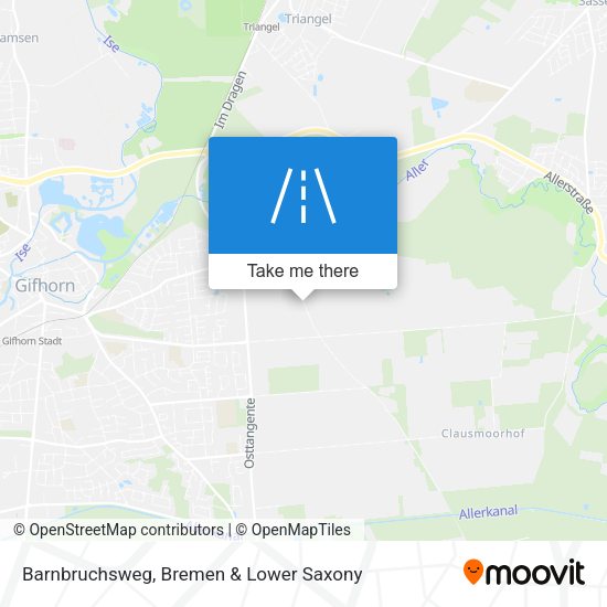 Barnbruchsweg map