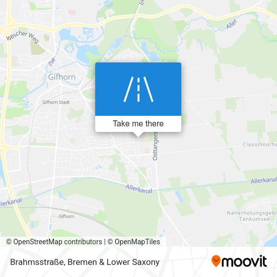Brahmsstraße map
