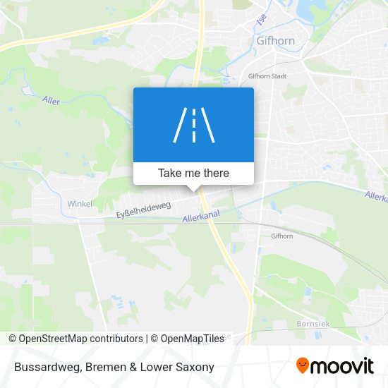 Bussardweg map