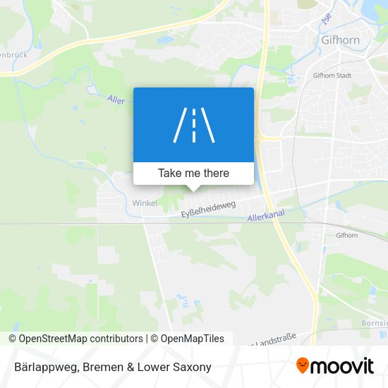Bärlappweg map