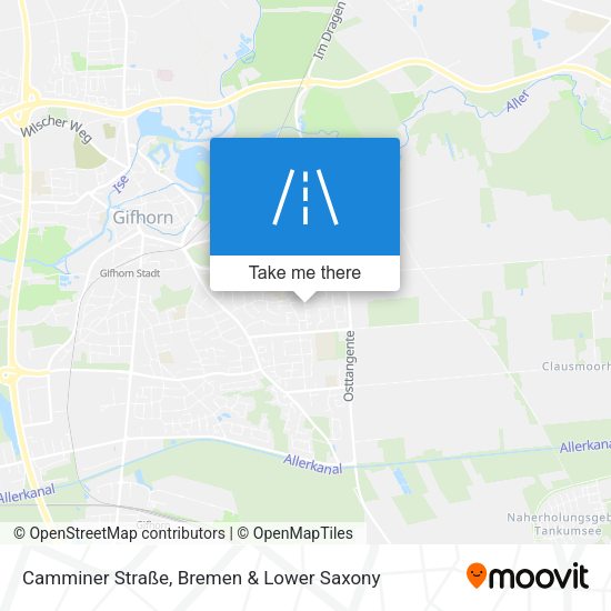 Camminer Straße map