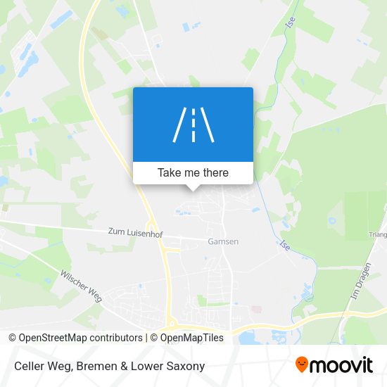 Celler Weg map