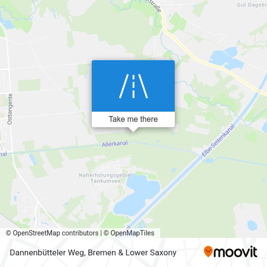 Dannenbütteler Weg map