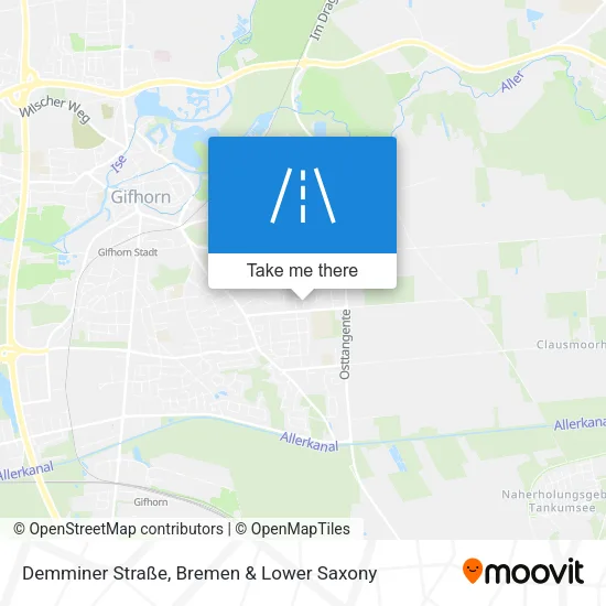 Карта Demminer Straße