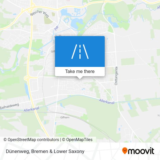 Dünenweg map