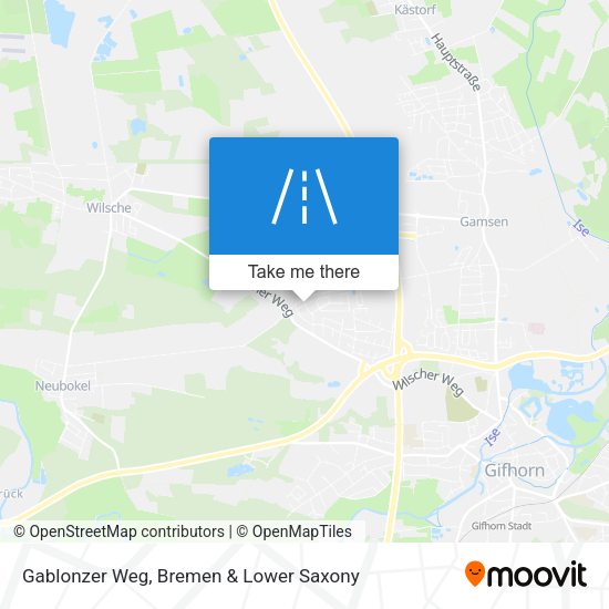 Gablonzer Weg map