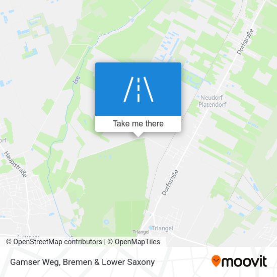 Gamser Weg map