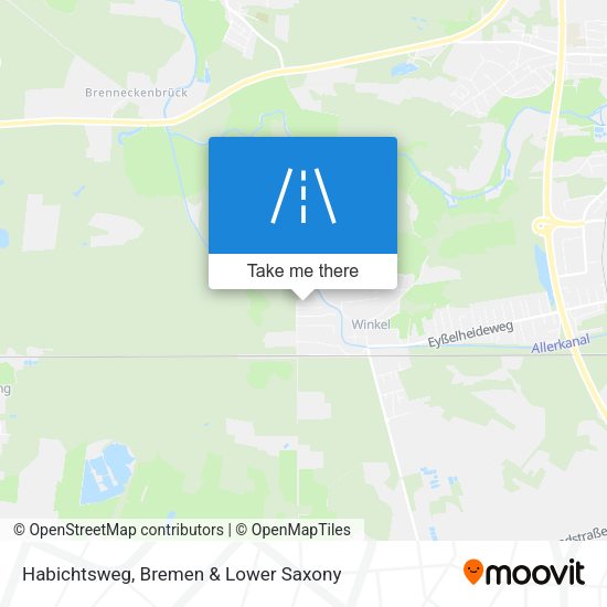 Habichtsweg map