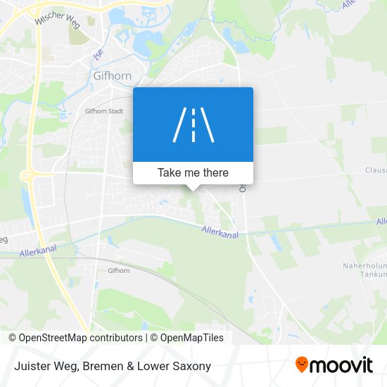 Juister Weg map