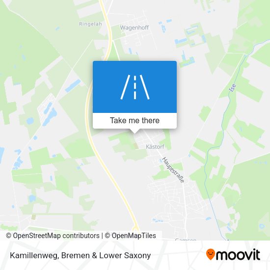 Kamillenweg map